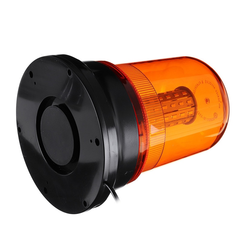 80 LED Amber Beacon Light Three modes Car Rotating... – Grandado