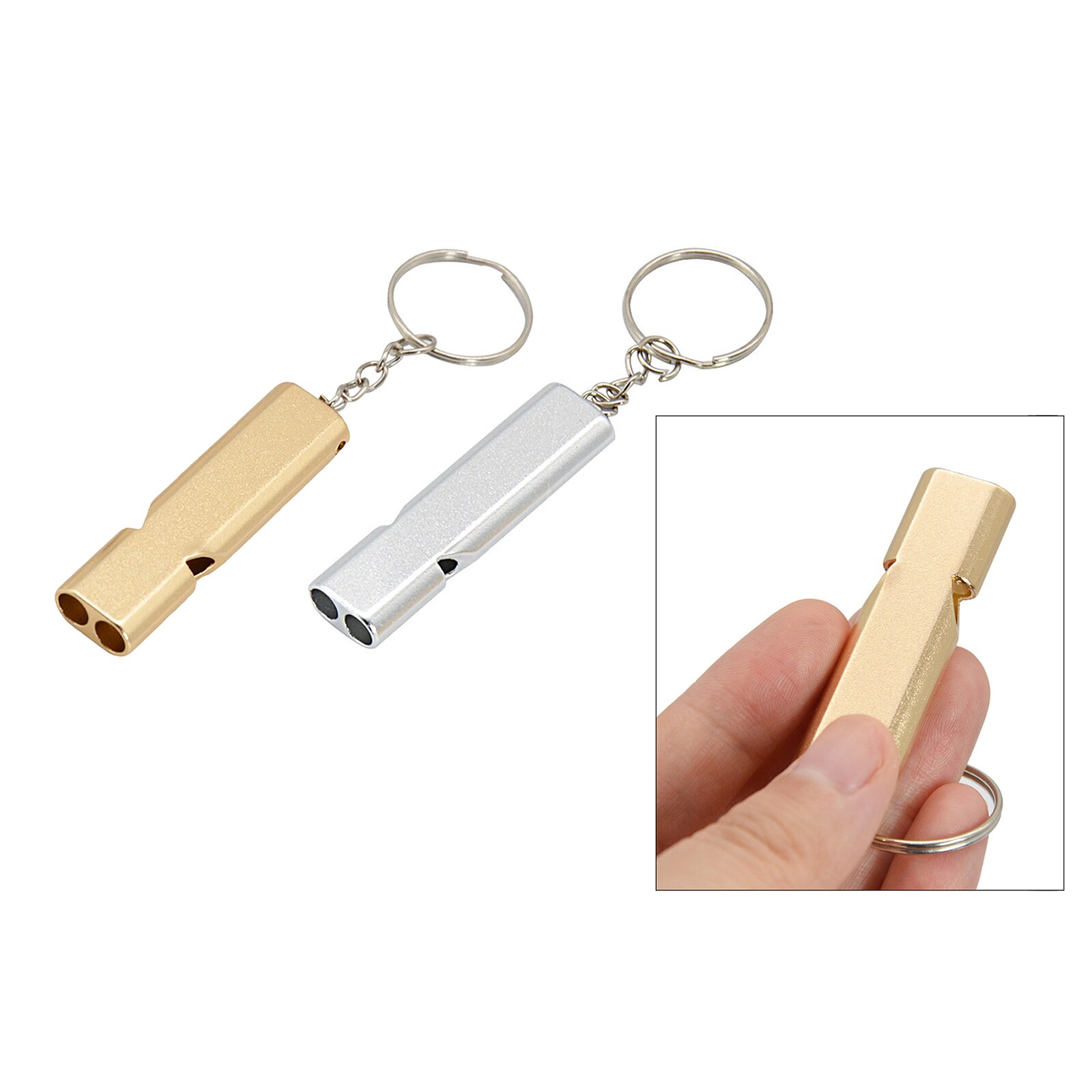 2pcs Ultra Loud Whistle Marine Safety Outdoor Camping Boating