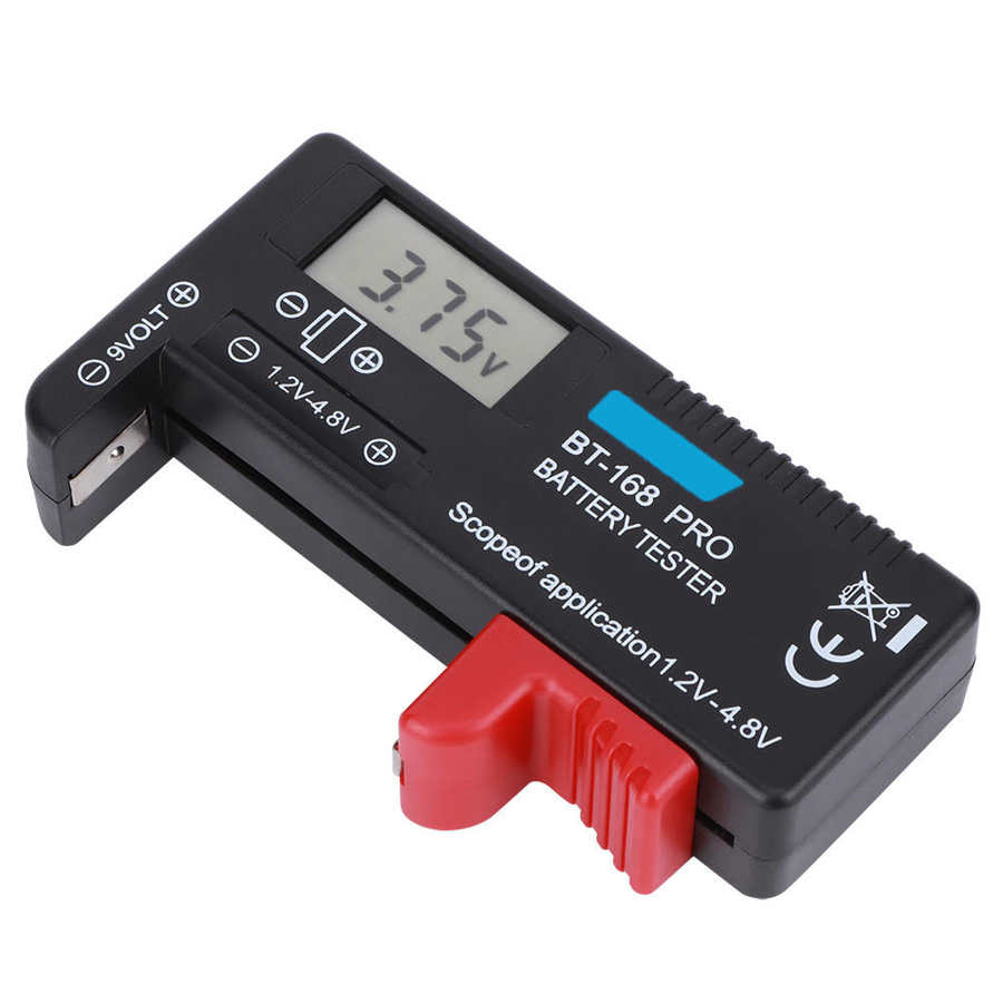 Batterijcapaciteit tester bt168pro digitale lcd batterij tester 1.2v naar 4.8v batterij checker voor kleine batterijen knoopcel