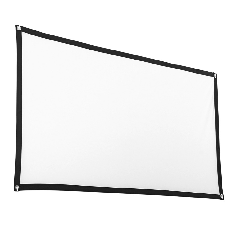 72inch HD Projector Screen Cloth 16:9 Home Cinema Theater Projection Portable Screen Brightness For Home Beamer Accessories