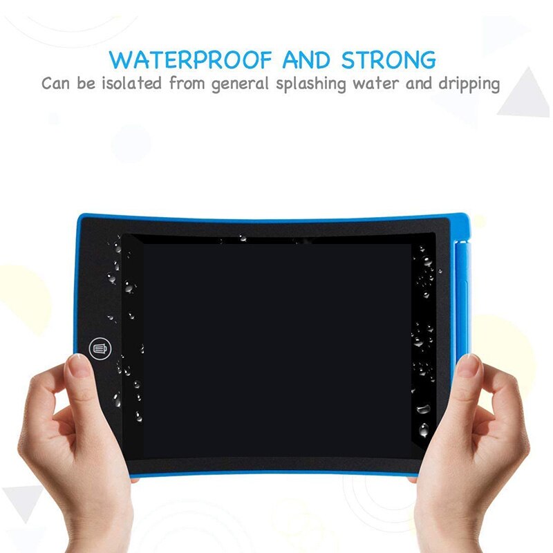 LCD Writing Tablet 2 Pack, 8.5-Inch Writing Board Doodle Board Drawing Pad Blue/Pink