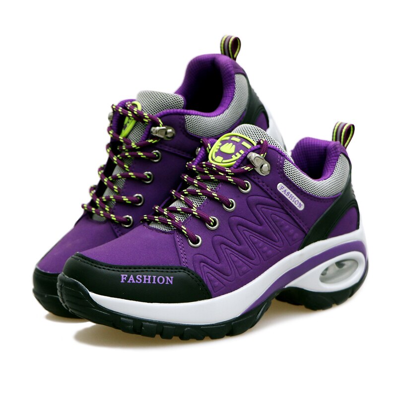 DawnDark Toning Shoes Women - Purple Pink Gray - FREE FLEXIBLE Technology - Professional Level - Lace-up Sneakers