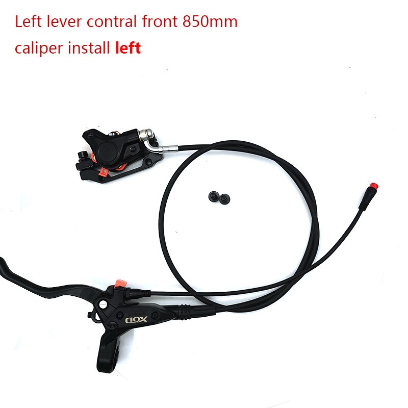 E-Bike Scooter Hydraulic Disc brake Set Electric bike Ebike 2pin plug cut power off Bicycle oil Brakes left right front rear