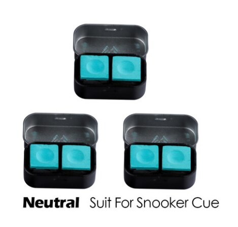 HOW billar-tiza de Snooker para billar, tizas profesionales, opción de 2 colores, tizas de alta gama rentables, accesorios de billar: D