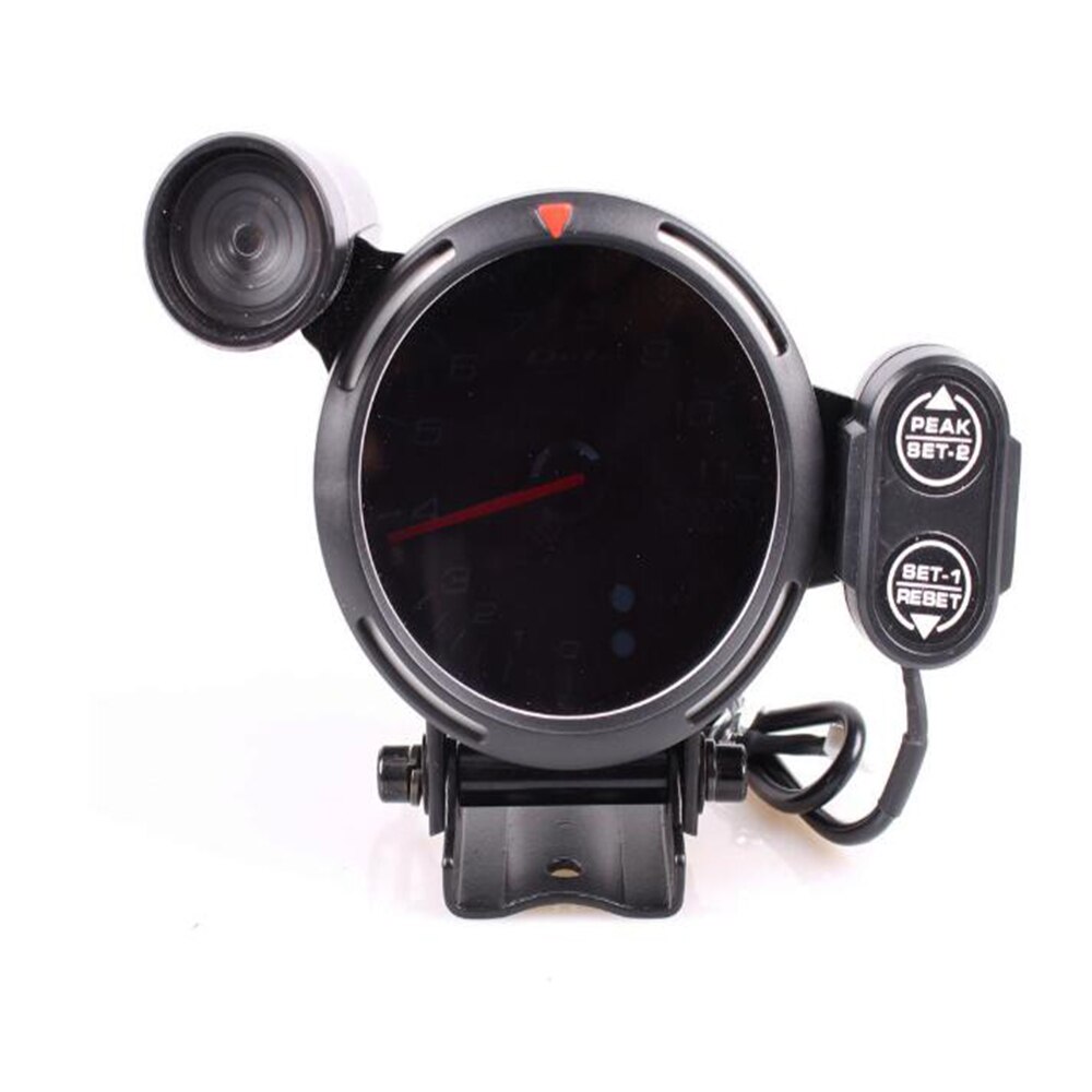 3,75 Zoll 80mm Tachometer Gauge Stepper Motor 0 ~ 11000 RPM Gauge mit Shift Licht fit für Auto Auto benzin Motor