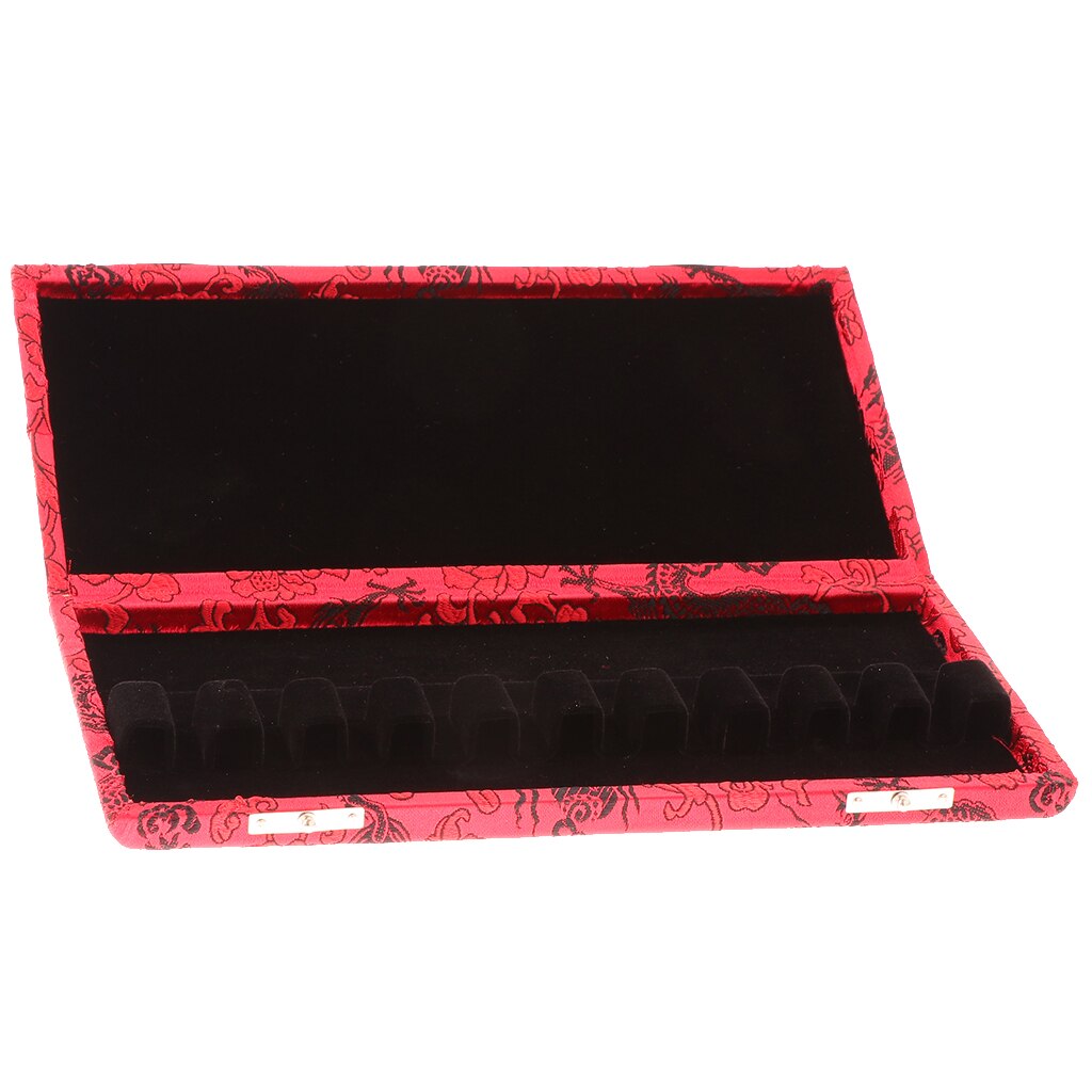 Solid Wood Reed Case Box Holder for 10 Reed Bassoon Woodwind Instrument 20 x 9.5 x 2cm