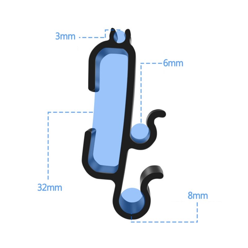 E8ba vr-kabelklemmen, datenkabel-fixierer, schnallenclip, kabelorganisator für oculus quest 2
