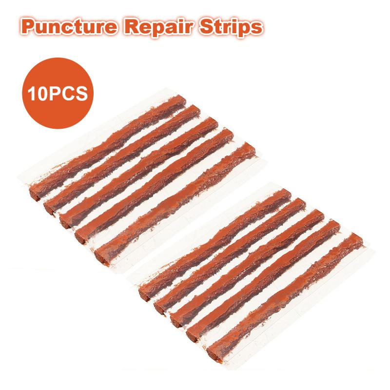 20 Pcs Quick Fix Tubeless Seal Tire Repair Tools Electrocar Tire Puncture Seal Repair Strip Plug Tyre Kit Car Repair Tool
