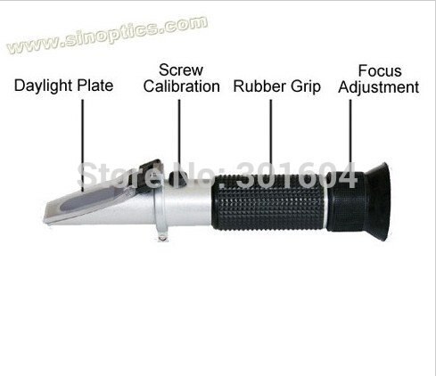 Hand-held Oil Refractometer industrial oil 1.3330-1.3848ND refractometer RND-027ATC