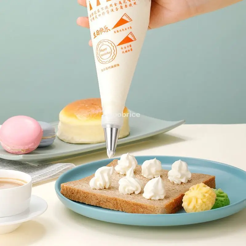 Wegwerp Deegzakproducten Voor Cakes Piping Cake Slagroom Spuitzak Keuken Bakaccessoires Cake Designtips Tools