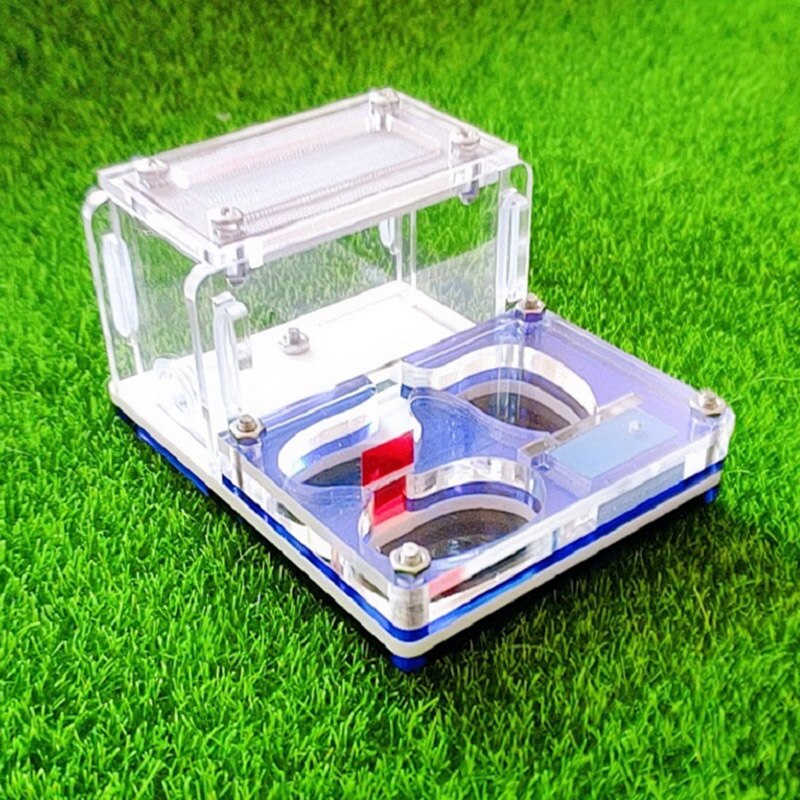Mini Ant Farm Acrylic Ant Nest Small Pet Feeding Box Insect Supplies 9x7x4.5cm: FA-013