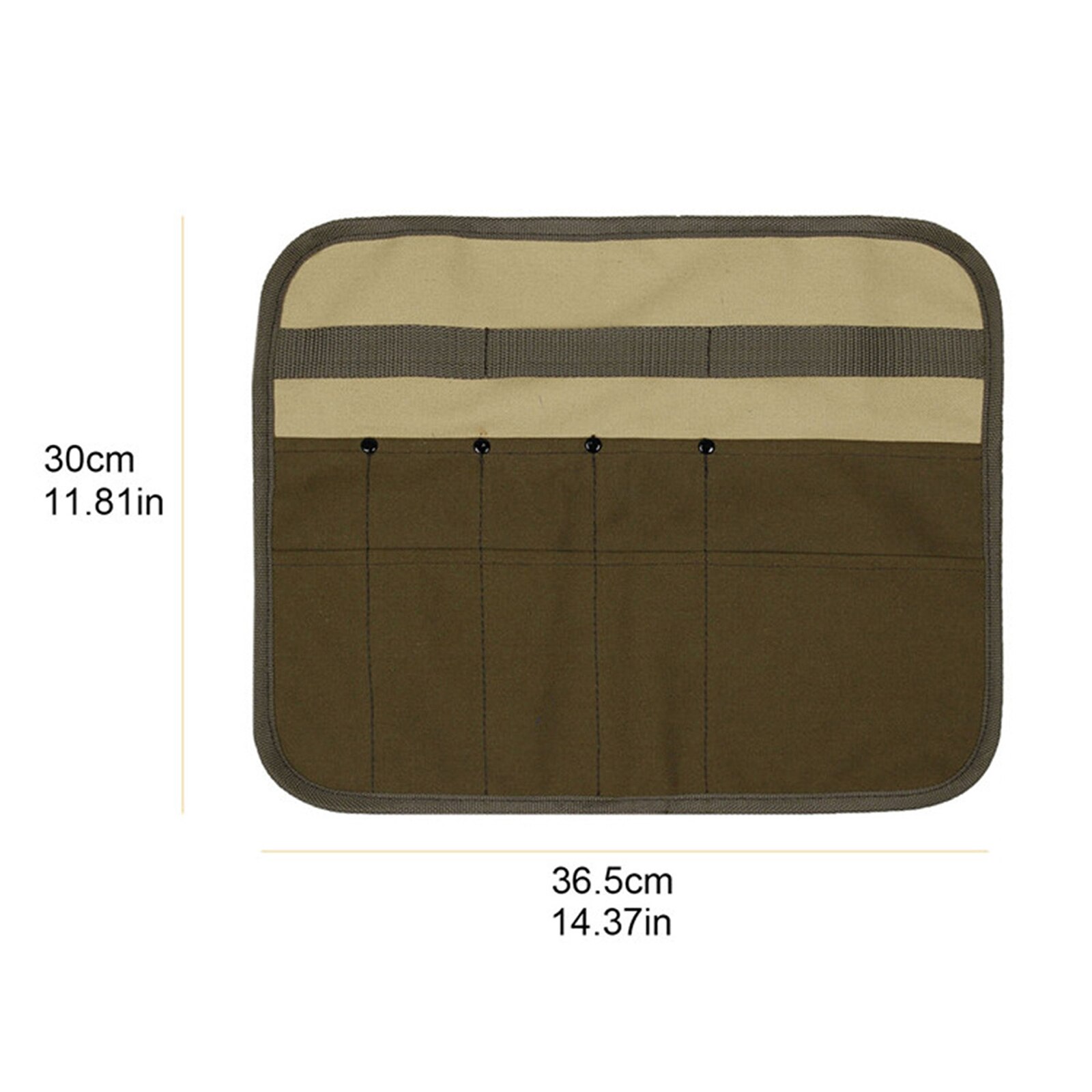 The Ryker Bag Pro Tool Roll Organizer - 4 Afneembare Gereedschapstas Afneembare Sleutel Rol, Heavy Duty Roll Up Tool Bag Organizer, Tool Wrap Voor Motorfiets/Monteur/Elektricien & Timmerman