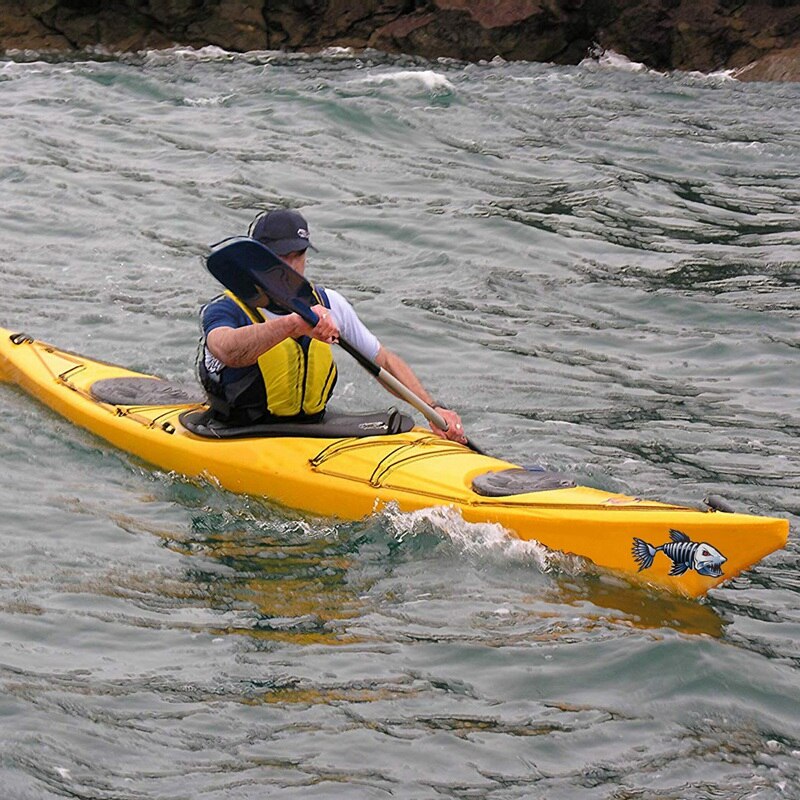 Scary Vis Skelet Kajak Sticker Voor Kayak Boot Auto Vrachtwagen Waterdichte Sticker