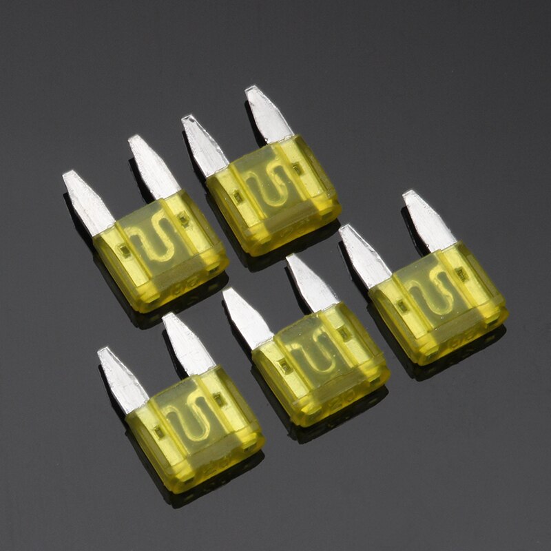Fusible mixto de Mini cuchilla, 35 Uds., tamaño 5A, 7,5a, 10A, 15A, 20A, 25A, 30A, para coche, camión, barco