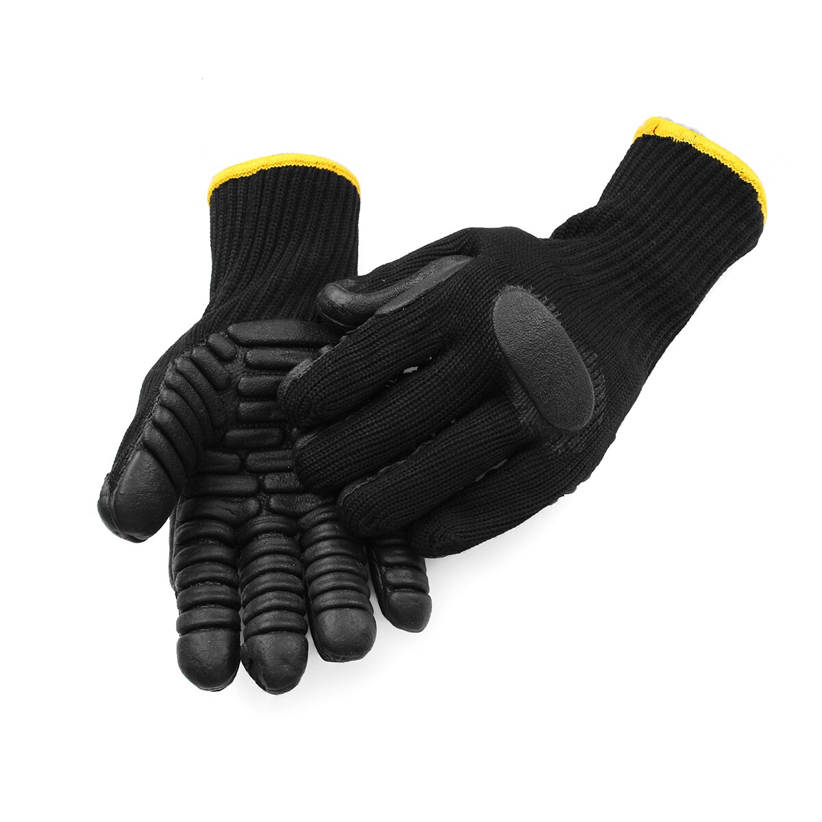 Gants de travail Anti-Vibration, outil électrique, antichocs, réduisant les chocs, pour le perçage du charbon de bois sur le lieu de travail: Default Title