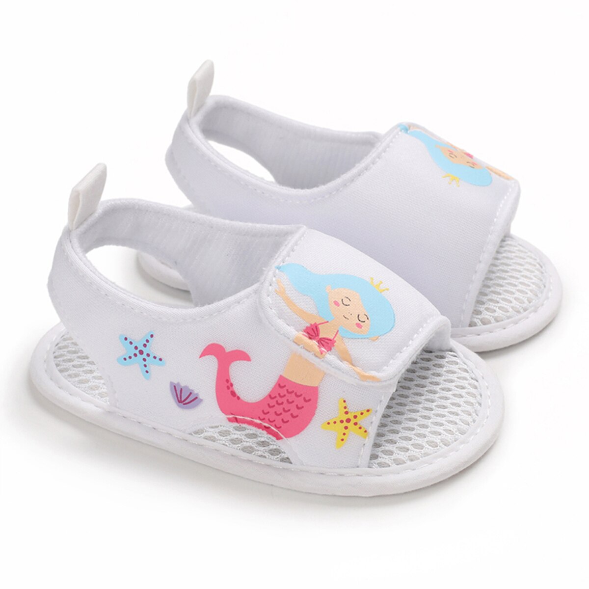 Schattige babymeisjes zomer cartoon olifant patroon zachte zool schoenen peuter sandalen 0-18m