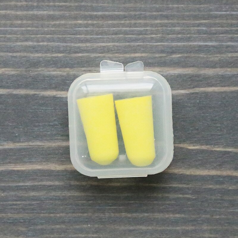 1066 Pajama Ear Plug Sponge Sound Insulation Sleep Men and Women Work Silencer Mute Noise Reduction Anti-Snoring: Yellow