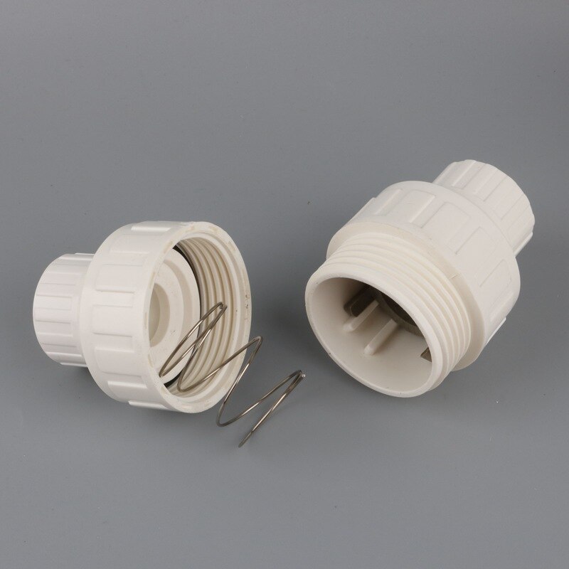 1pc Check Valve PVC Pipe Fittings Plumbing System Part 20/25/32mm Pipe Connector