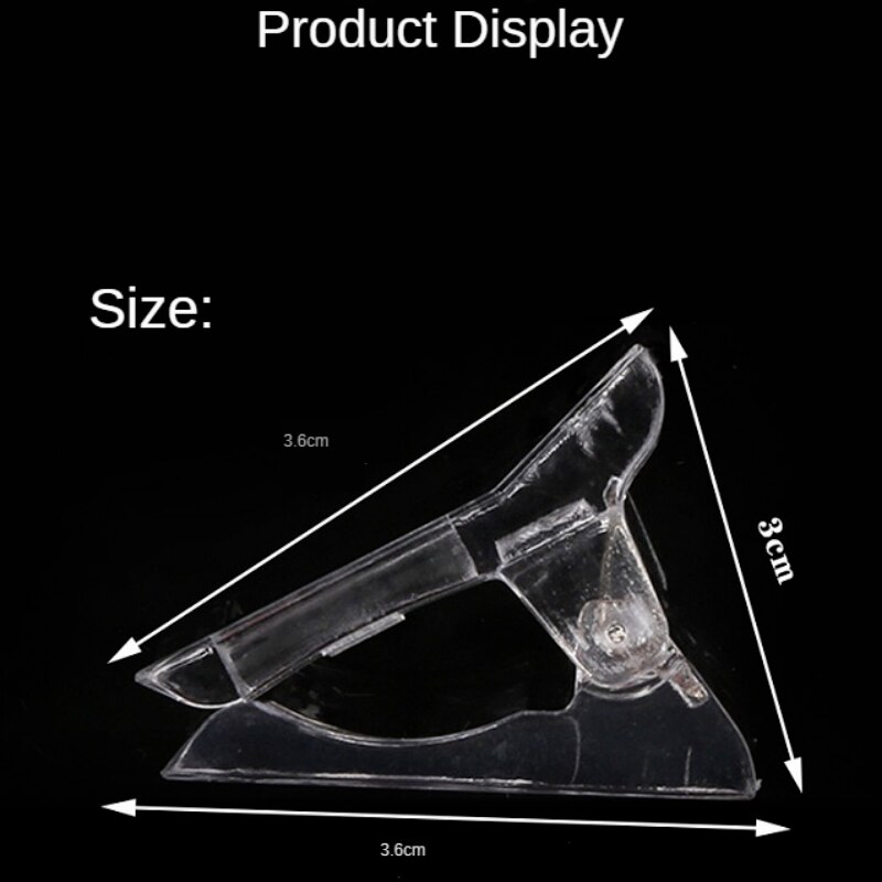 Cortador de Punta acrílica de Triple corte, Dial de medición (5 opciones de tamaño), cortaúñas acrílico , herramientas de manicura
