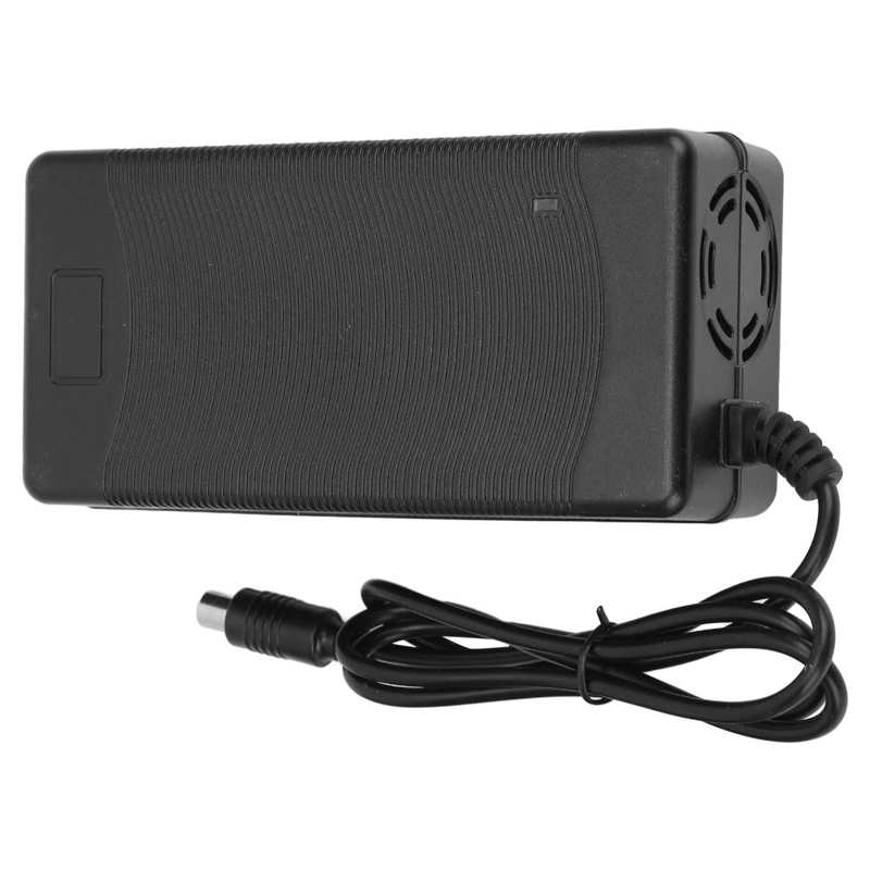 Electric Scooter Fast Charger Flame Retardant 42V 3A Electric Scooter Charger 100‑240V Double Panel Stable for Ninebot ES