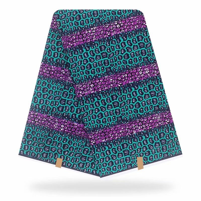 Ankara-tissu en coton cire | Grossiste, tissu africain pour vêtements d'automne 6 Yards une pièce: 02