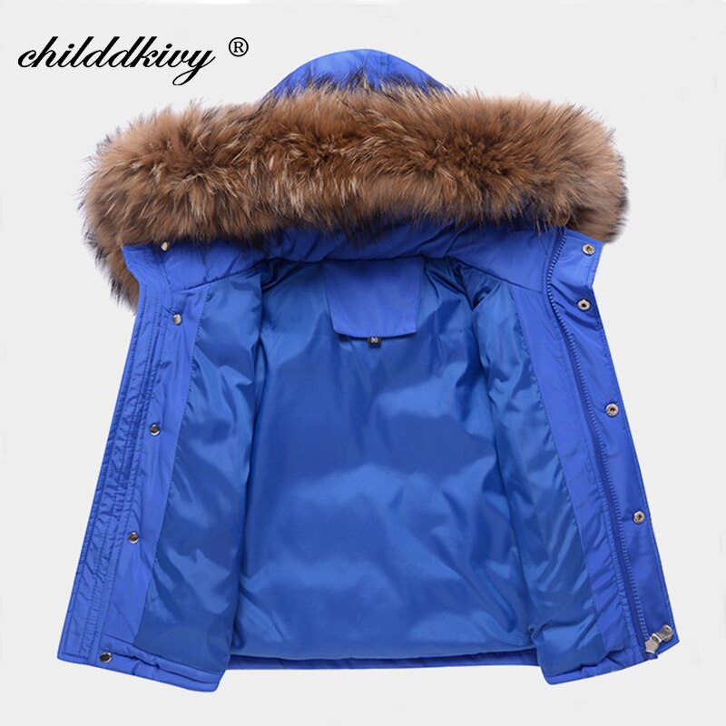 Combinaison d'hiver pour enfants vers le bas épaissir bébé garçon Ski costume enfant en bas âge fille Snowsuit enfants parka enfant manteau pour bébé