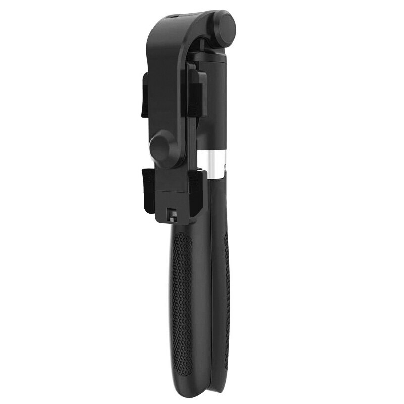 3 in 1 Wirleless Bluetooth Selfie Stock Mini Selfie Fernbedienung Versenkbare Handheld rotierend mit Stativ für Iphone/Android Smartphone: Schwarz 01
