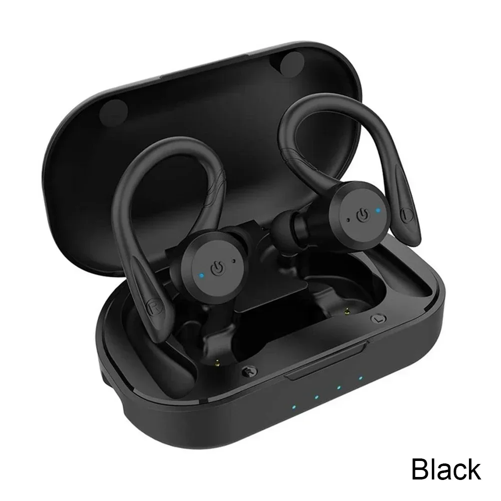 Dual Wear Sport Draadloze Headset Ipx7 20 Uur Speeltijd Zwemmen Waterdichte Bluetooth-Compatibele Oortelefoon Stereo Oordopjes: green