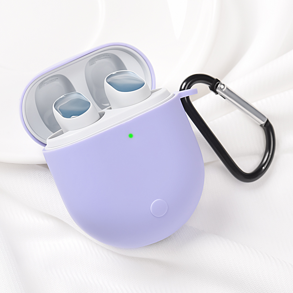 Funda para Xiaomi Redmi Buds 3 Pro 3Pro Funda de silicona suave para Redmi Buds3 Pro Funda con gancho Auriculares inalámbricos Funda Coque: Rosa claro