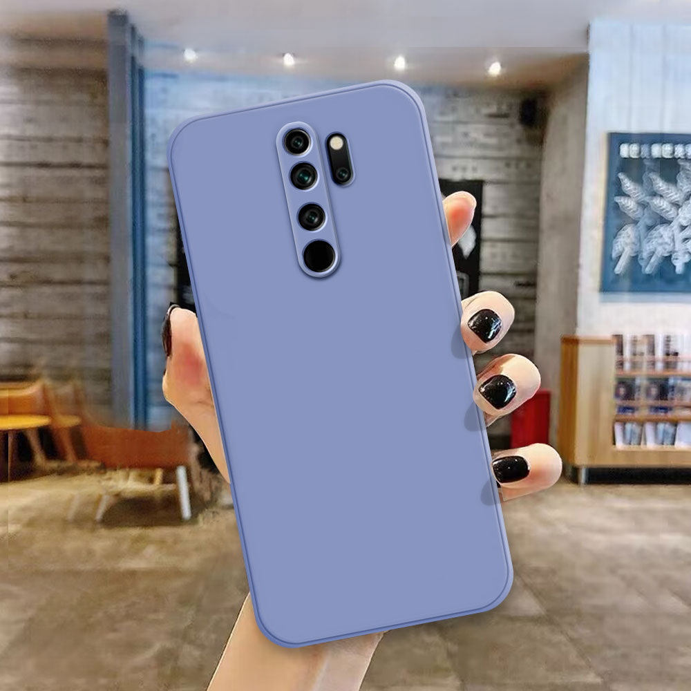 Funda para Redmi Note 8 Pro, Fundas de teléfono para Xiaomi Redmi Note 8 8T, Fundas de silicona suave a prueba de golpes: ABS / Gris oscuro