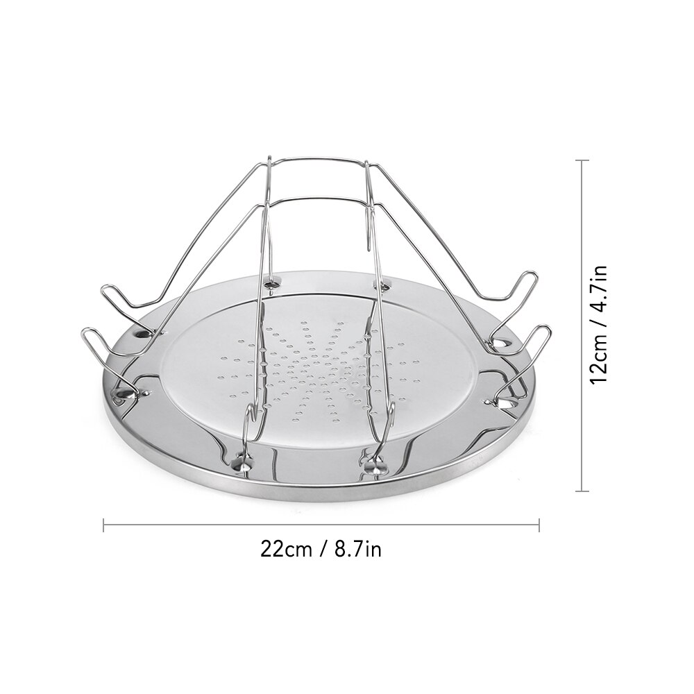 Placa tostadora plegable de acero inoxidable, parrilla portátil para acampar al aire libre, para pan, mochilero, red de malla para Picnic y senderismo