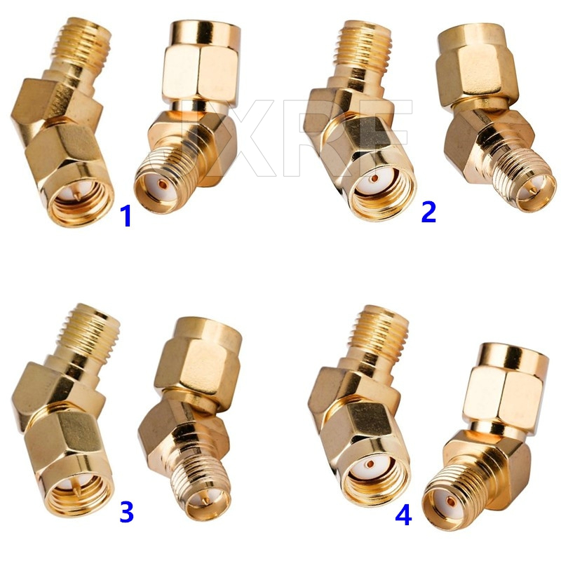 JXRF SMA BNC UHF To SMA SMB MCX MMCX BNC TNC UHF N F Type SO239 PL259 RF Coaxial coax Adapter Connector combination 4 piece: MULTI