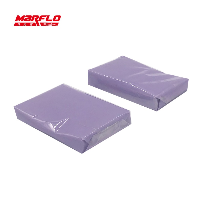 Marflo magic clay bar til bilvask 2 stk fin medium heavy grade clay bar til bilvask