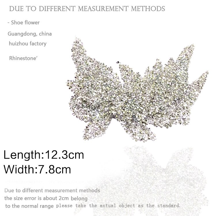 Zapatos de boda plateados brillantes, accesorios para de boda, botas de tacón alto, chanclas, zapatillas, botas hechas a mano, adornos para zapatos: Default Title