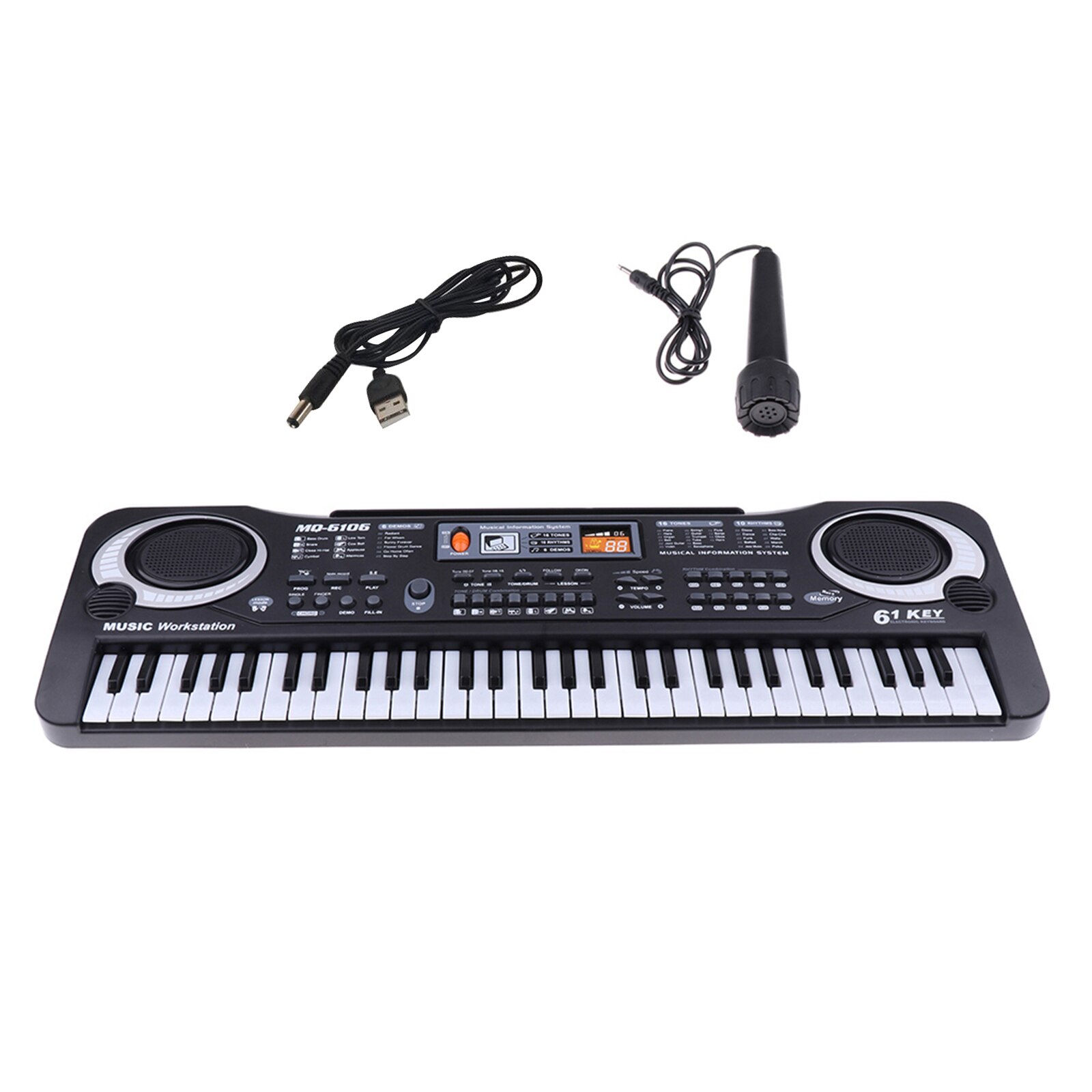 61 Keys Digital Music Electronic Keyboard Multifunctional Electric Piano