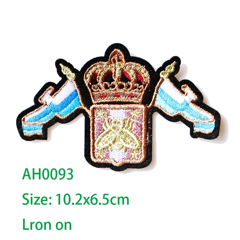 Medaille-icoon van het amerikaanse korps mariniers geborduurd met strijkpatches voor kleding, doe-het-zelf strepen, kledingpatchwork, stickers, aangepaste badges