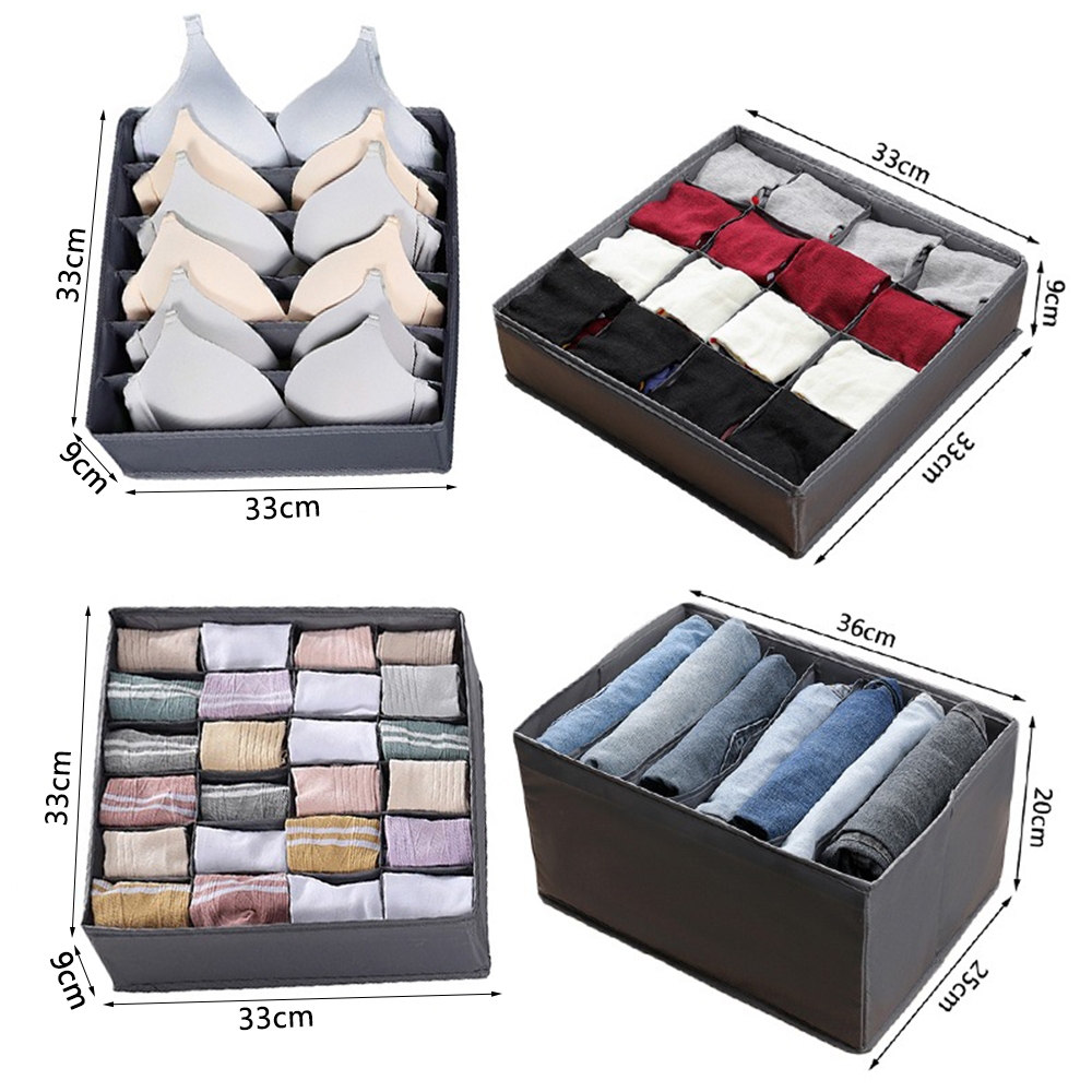 Sokken Organizer Ondergoed Bh Opbergdoos Kast Lade Organizer Voor Kleding Stropdassen Garderobe Organizer Kast Separator