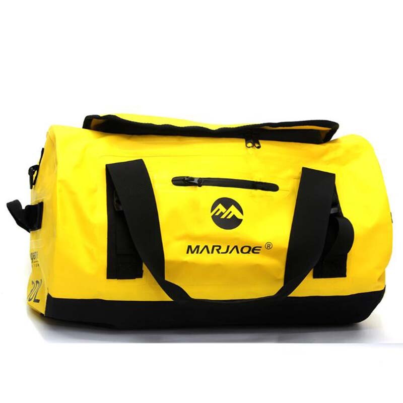 High Capacity PVC Waterproof Dry Bag 30L 60L 90L Outdoor Diving Foldable Beach Swimming Bag Rafting Sailing Ocean Handbag: 30L YELLOW