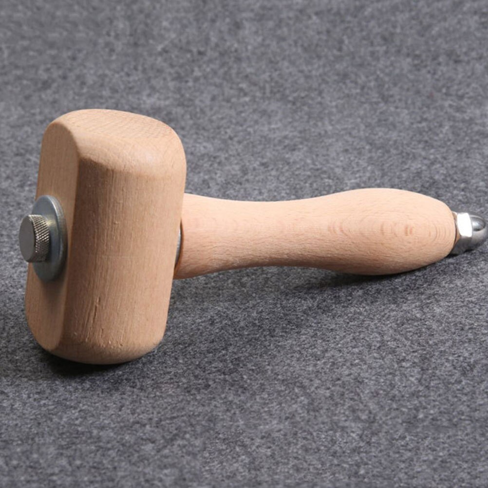 Wooden Mallet Leather Carving Hammer Wood Mallet DIY Leather Carving Hammer Tool
