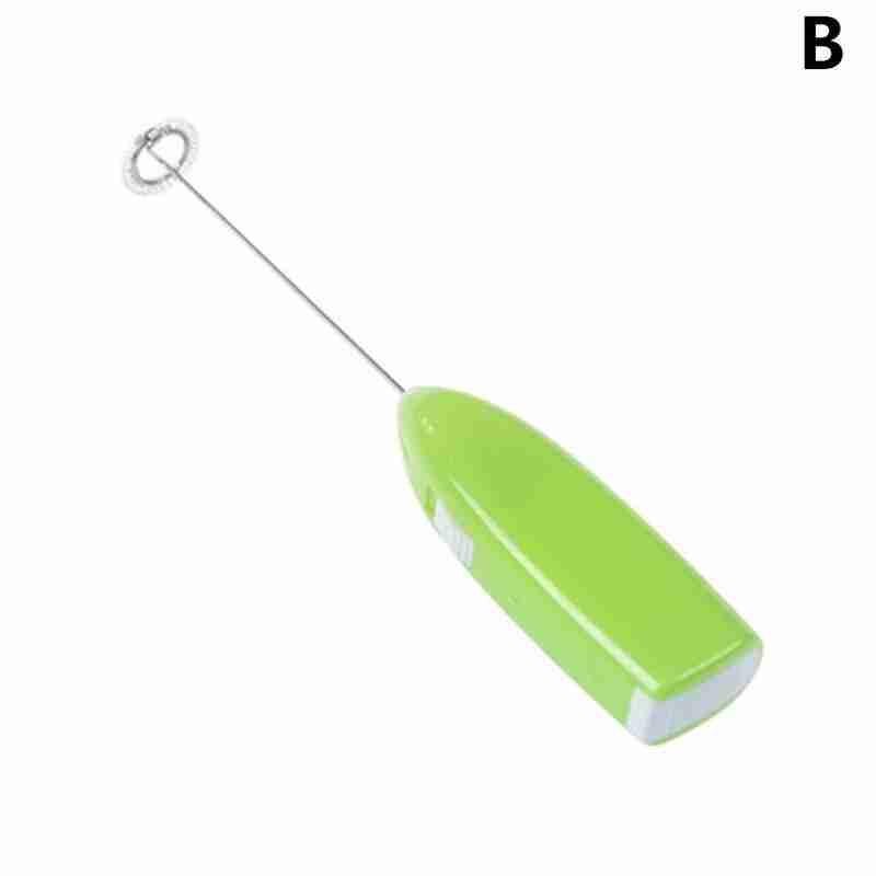 Kitchen Tools Electric Milk Foamer for Coffee Cappuccino Creamer Frother Foamer Drink Whisk Mixer Egg Beater Mini Handle Stirrer: B