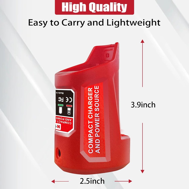 N-12 Oplader Converter Usb Power Oplaadadapter Voor Milwaukee 48-59-1201 M-12 Li-Ion Batterij Adapter Mobiele Telefoon Power Sup