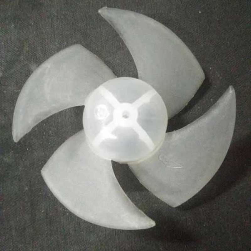 Aspas de ventilador de plástico para secador de pelo, 4 aspas, 20 unidades