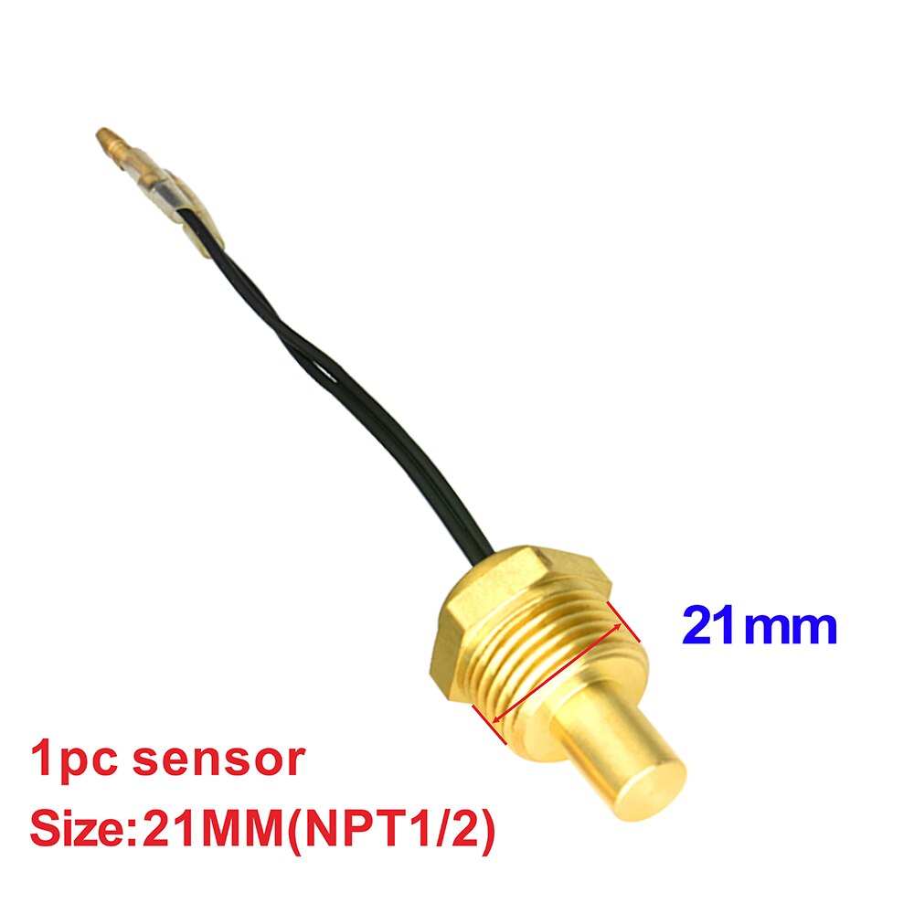 Water Temperature Sensor 50K Head Plug 10MM 12MM 14MM 16MM 17MM 21MM
