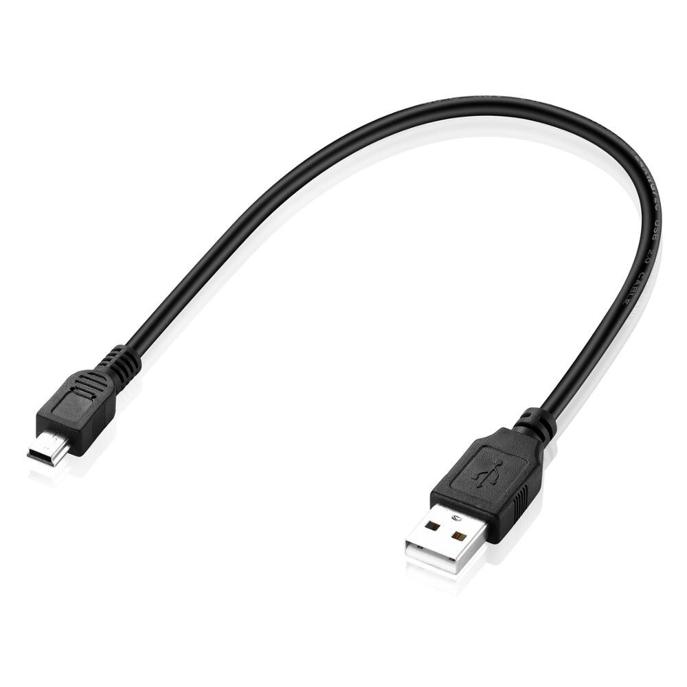 Bochara USB 2,0 Typ A Stecker auf Mini 5P Männlichen Mini 5P USB Kabel M/M Folie + geflochtene + PVC Geschirmt 30cm 50cm 1m 1,5 m 1,8 m 3m 5m