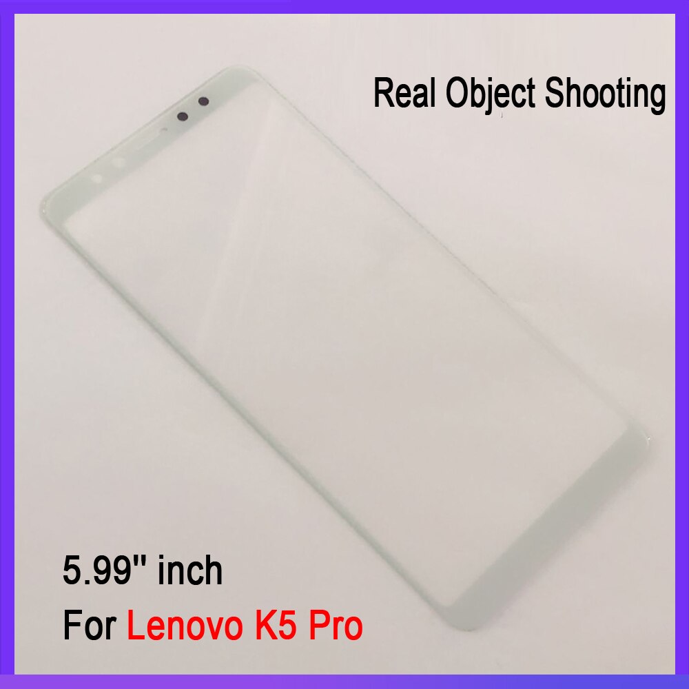 OLPAY 100% Originele Touch Screen Voor Lenovo Z5 Z5S Z5 Pro Z5Pro GT Panel Front Buitenste Glas Touch Screen Panel vervangende Onderdelen: For K5 Pro White