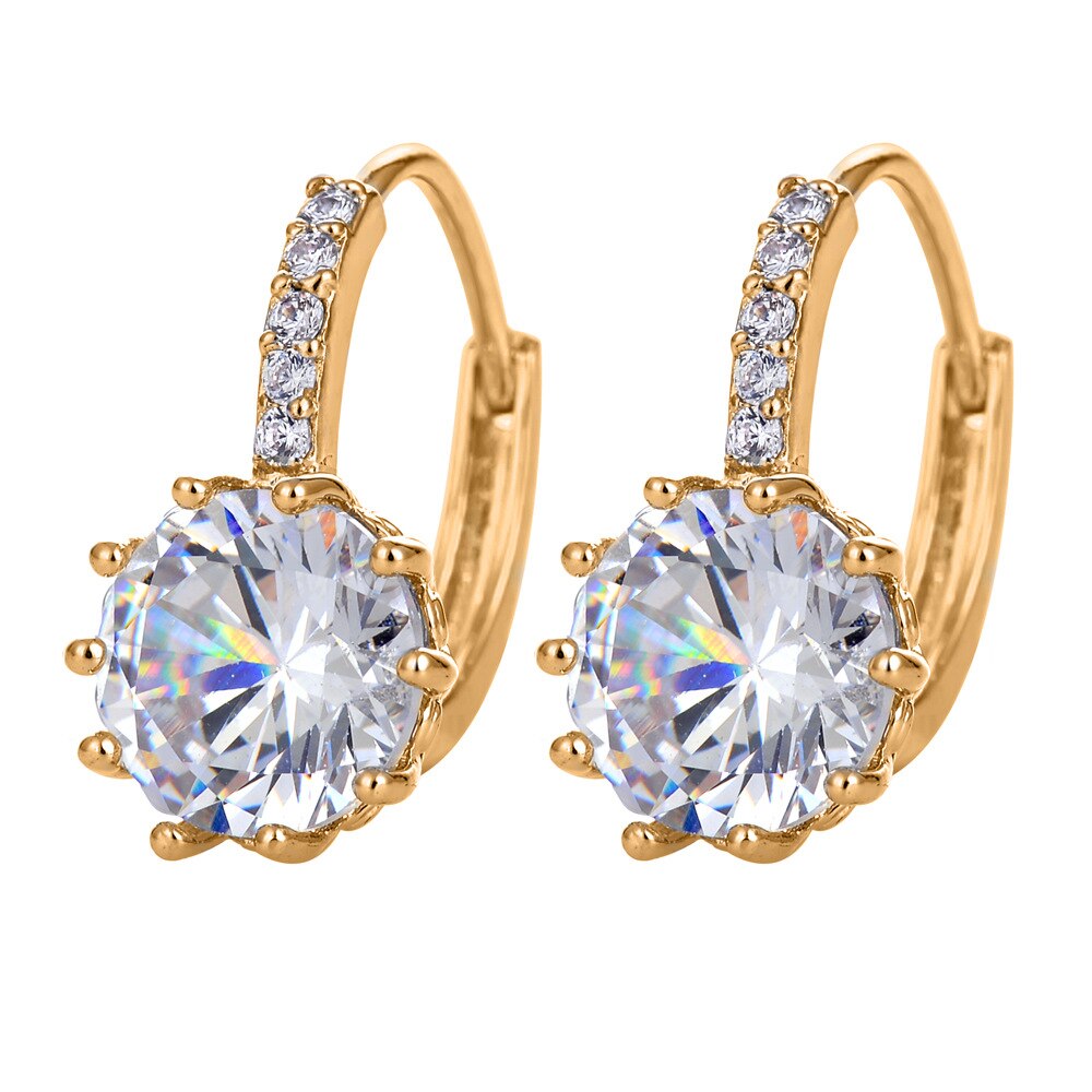 Mode-sieraden Zirkoon 925 Sterling Zilver Stud Oorbellen voor Vrouwen Earring Zilveren Sieraden Accessoires Huwelijkscadeau