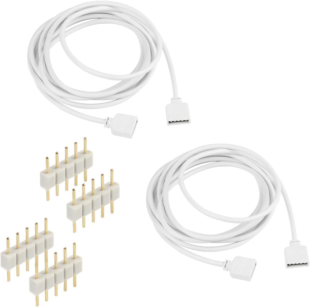 4PIN RGB 5PIN RGBW Verlängerungskabel Weiß Schwarz 0,3 m 1 m 2 m 3 m 5 m 10 m Elektrokabel SMD 2835 5050 LED Connect Kupferkabel