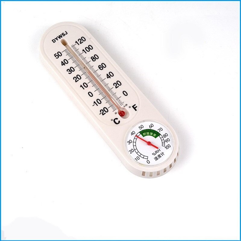 No battery temperature and humidity meter wet and dry thermometer glass thermometer dry and wet bulb thermometer greenhouse temp: Default Title