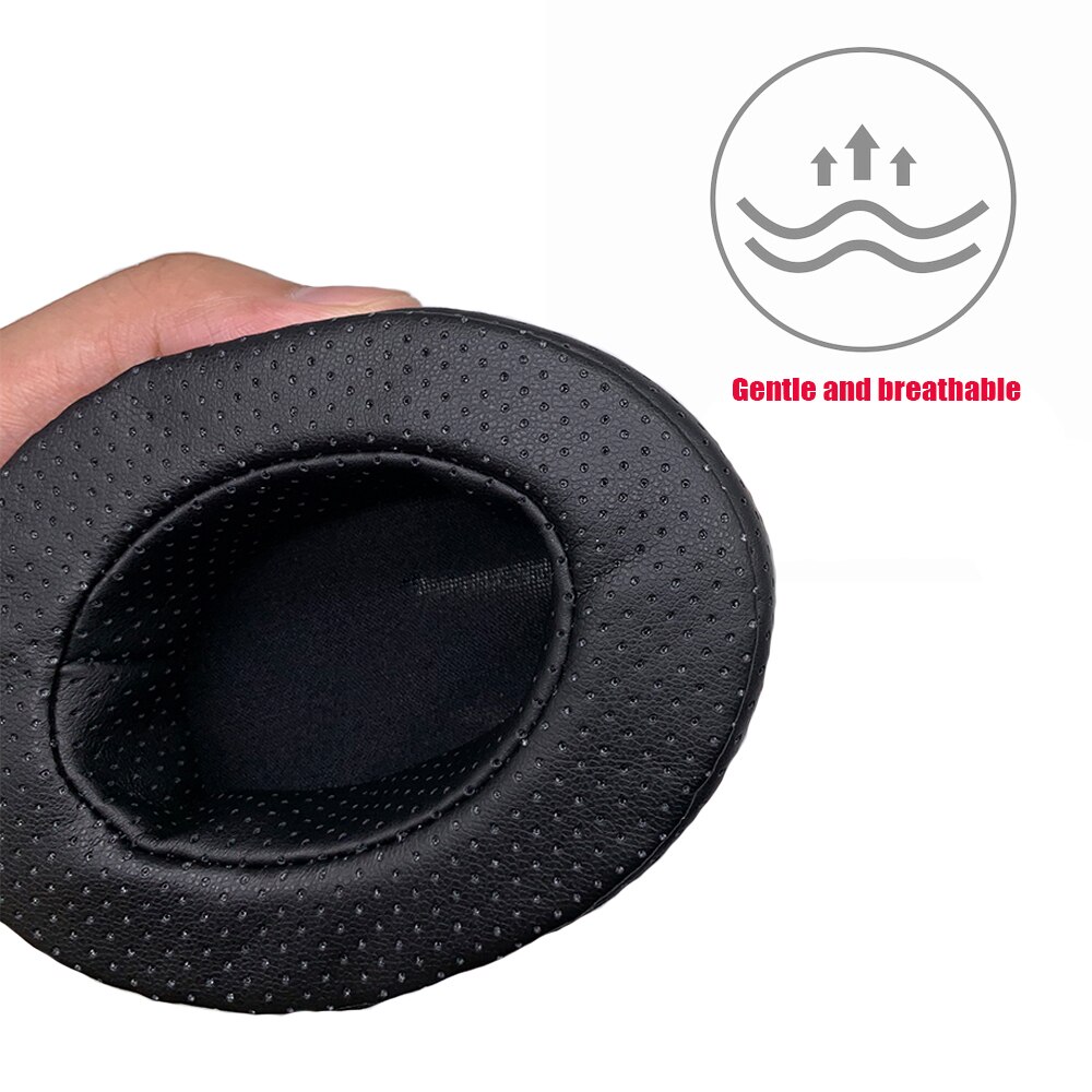 KQTFT-almohadillas de repuesto de terciopelo para auriculares, piezas de almohadillas para Superlux HD681EVO HD668B HD681 HD681B HD662, cubierta para almohadillas
