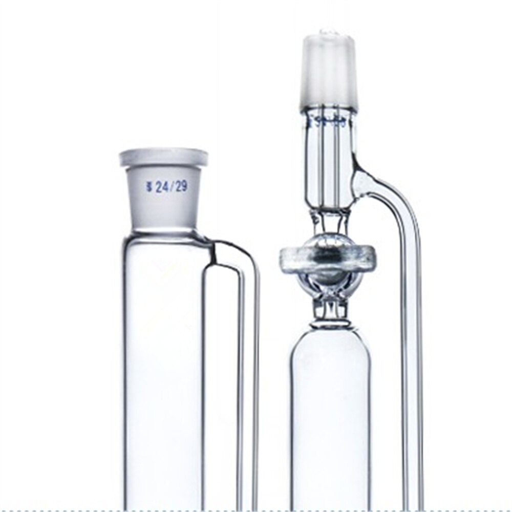 50ml 24/29 yhteinen laboratoriopaineen tasaussuppilo kolonni lasisella sulkuhanalla